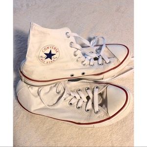 White High Top Converse